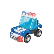 働くブロックコレクション 窓付パトカー [ブロック玩具]