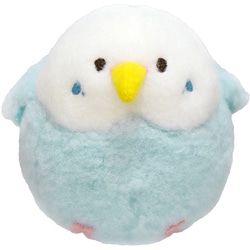 P-8742 ぽわびより インコ BL [ぬいぐるみ]