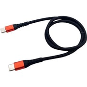 Type-C⇒Type-C タフケーブル 0.5m 3A対応 レッド AS-585RD