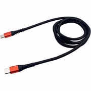 Type-C⇒Type-C タフケーブル 1.0m 3A対応 レッド AS-589RD