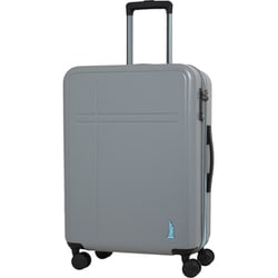 スーツケース Mサイズ 旅行日数目安:5～6泊 55L/拡張時63L TSAロック搭載 ネイビー EB-0863-56 グレー