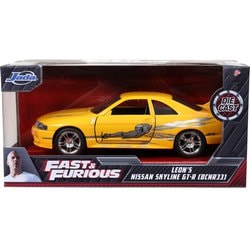 ヨドバシ.com - ジャダ JADA ワイルドスピード FB 1/32 ダイキャストミニカー 1995 Nissan Skyline GTR （R33）-Free  Rolling Yellow [ダイキャストミニカー] 通販【全品無料配達】