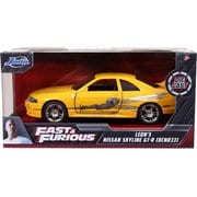 ワイルドスピード FB 1/32 ダイキャストミニカー 1995 Nissan Skyline GTR （R33）-Free Rolling Yellow [ダイキャストミニカー]