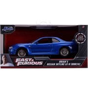 ワイルドスピード FB 1/32 ダイキャストミニカー 2002 Nissan Skyline GTR R34-Blue-Free Rolling M.Blue [ダイキャストミニカー]