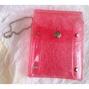 HH-610 韓国っぽ クリアラメ小物入れ ピンク [コレクション用品]