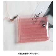HH-613 韓国っぽ クリアラメネックパース ピンクボーダー [コレクション用品]