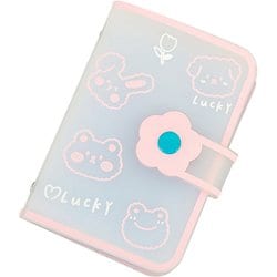 HH-458 韓国っぽ PVCカードホルダー アニマル ピンク [コレクション用品]