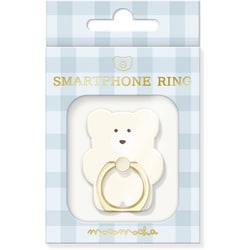 ほっこりモコモカ スマホリング クリーム [キャラクターグッズ]