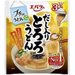 プチッとうどんプラス だし入りとろろうどん 126g [鍋つゆ]