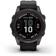 fenix 7S Pro Sapphire Dual Power (フェニックス セブンエス プロ サファイア デュアルパワー) 42mm シリコンバンド ブラック Suica対応 GPSスマートウォッチ 010-02776-52