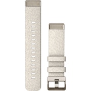 010-13279-08 [QuickFit 20mm Cream Heathered Nylon Band with Soft Gold]
