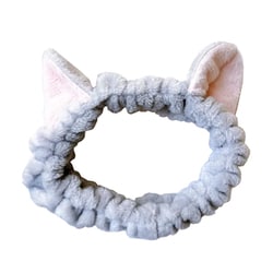 ヘアバンド ねこみみヘアバンド グレー