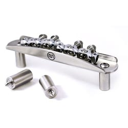 Jazzmaster/Jaguar/Mustang用 オフセットブリッジ （日本製モデルに合わせた交換用ポスト付き） M2 Jazzmaster Bridge Metric