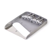 Telecaster用 ブリッジ クロムメッキサドル仕様 M4 Tele 4 screws Chrome