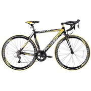 ロードバイク 500mm 700×25C 外装16段変速 ZEUS 3.0 Black×Yellow 500