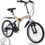 Discovery 折りたたみ自転車 Beige Black DAFB-20