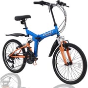 Discovery 折りたたみ自転車 Blue Orange DAFB-20