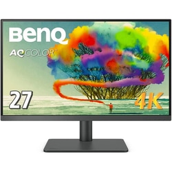 プロ仕様モニター/27型/4K（3840×2160）/IPSパネル/ノングレア/HDR対応/HDMI×1 DP×1 USB-C×1 PD2705U-JP