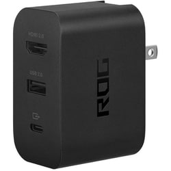 インターフェース機能搭載USB ACアダプター ブラック ROG Gaming Charger Dock