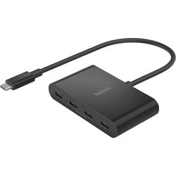 Connect 4ポートUSB-C to C ハブ 100W充電/10Gbpsデータ転送 AVC018btBK