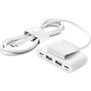 BUZ001bt2MWHB7 [RockStar 30W 4ポート充電分配器 ホワイト]