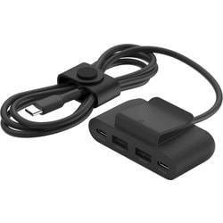 BUZ001bt2MBKB7 [RockStar 30W 4ポート充電分配器 ブラック]