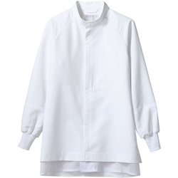 男女兼用ジャンバー長袖 RL8701-2 白 LL SZY1704