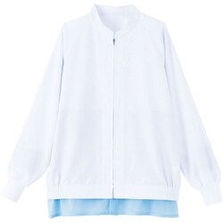 男女兼用長袖ジャンパー SZ411-W L （ホワイト） SZY1803