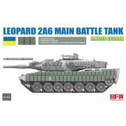 RFM5103 1/35 レオパルト 2A6 主力戦車 w/ウクライナ軍デカール・コンタークト1ERA・可動式履帯 [組立式プラスチックモデル]