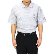 1X7-13103 04M [djhonda golf ジャガードカモフラージュ柄 DRY半袖ポロシャツ Mサイズ]