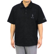 1X7-13103 01M [djhonda golf ジャガードカモフラージュ柄 DRY半袖ポロシャツ Mサイズ]