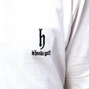 1X7-13104 06M [djhonda golf ジャガードグレンチェック柄 DRY半袖ポロシャツ Mサイズ]