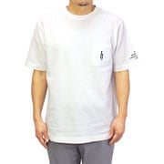 1X7-13105 06LL [djhonda golf ジャガードグレンチェック柄 DRY半袖ポケット付Tシャツ LLサイズ]