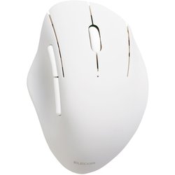 SHELLPHA（シェルファ） Bluetoothマウス 5ボタン 抗菌仕様 静音設計 ホワイト M-SH20BBSKWH