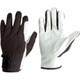 2730-M [ユニワールド 豚本革手袋（袖口マジックタイプ） WORKS HOMME ハイブリッド マグナム（当付） M]