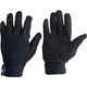 3750-BK-M [ユニワールド WORKS HOMME 人工皮革手袋 背抜き ブラック M]