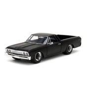 JADA34413 1/24 F&F 10 1967 シェビー エルカミーノ ブラック [ダイキャストミニカー]