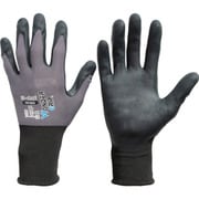 WG1855-GR-M [ユニワールド ニトリル背抜き手袋 ワンダーグリップ U-Feel グレー M]