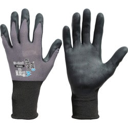WG1855-GR-XL [ユニワールド ニトリル背抜き手袋 ワンダーグリップ U-Feel グレー XL]