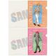 キャラクターグッズ ブルーロック クリアファイルセット Dress up Ver. 國神錬介＆千切豹馬