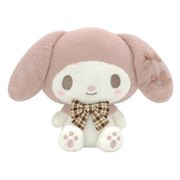 186409-23 サンリオキャラクターズ ぬいぐるみ M ほわモカチェック シリーズ マイメロディ [キャラクターグッズ]
