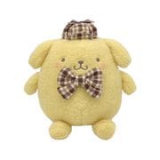 186478-23 サンリオキャラクターズ ぬいぐるみ S ほわモカチェック シリーズ ポムポムプリン [キャラクターグッズ]