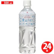 北アルプスの清らか天然水 雪山しずく 500ml×24本