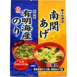 南関あげと海苔のみそ汁（6食）