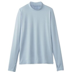 UVカットさらさらストレッチウエア グレイッシュブルー M