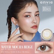 アンヴィシリーズ ウォーターモカベージュ ワンデー 10枚入 -8.00 [カラーコンタクトレンズ]