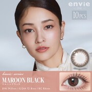 アンヴィシリーズ マルーンブラック ワンデー 10枚入 -1.50 [カラーコンタクトレンズ]