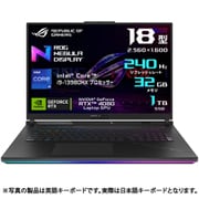 ゲーミングノートPC/ROG Strix SCAR 18/18型/Core i9-13980HX/GeForce RTX 4080/メモリ 32GB/SSD 1TB/Windows 11 Pro/ブラック G834JZ-I9R4080PRO