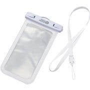 P-WPSN04WH [AQUA PROOF スマホ防水ケース IPX8 ～6.9インチ対応 ホワイト]