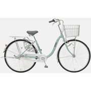 シティサイクル ハッピーライフ 24インチ 変速なし ミントグリーン HPLSP24Z